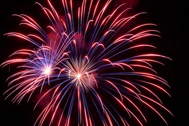 Neujahr Feuerwerk