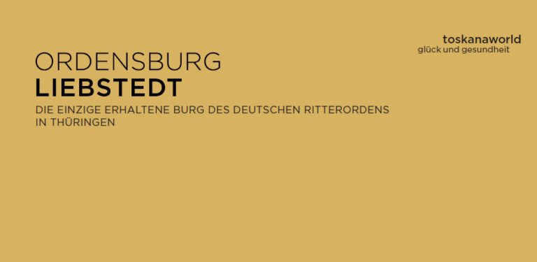 Cover des Flyers der Ordensburg Liebstedt